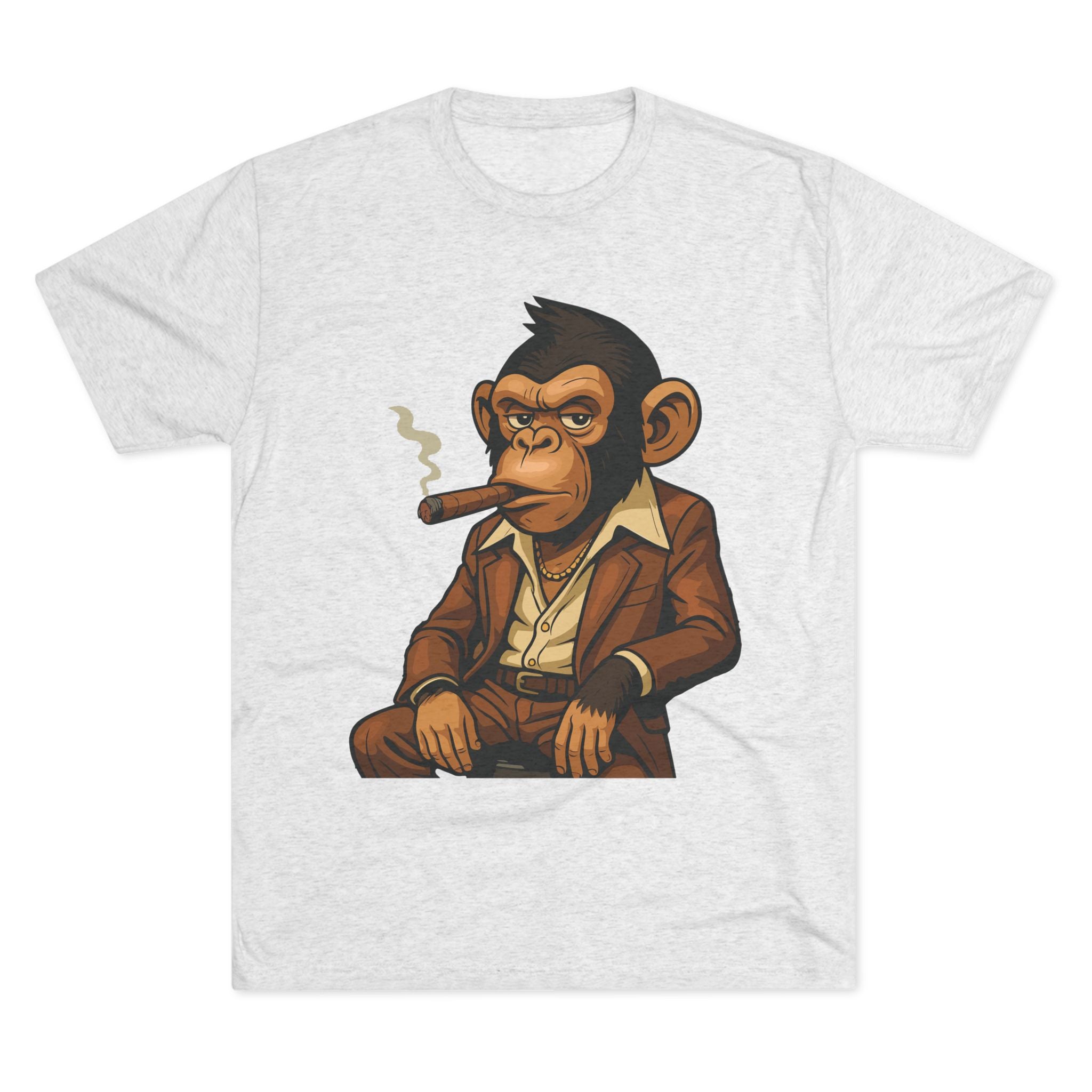 Cigar-Smoking Mafia Monkey Tee