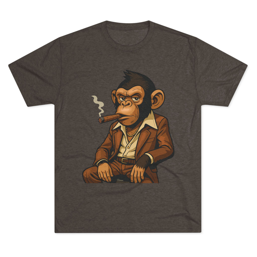 Cigar-Smoking Mafia Monkey Tee
