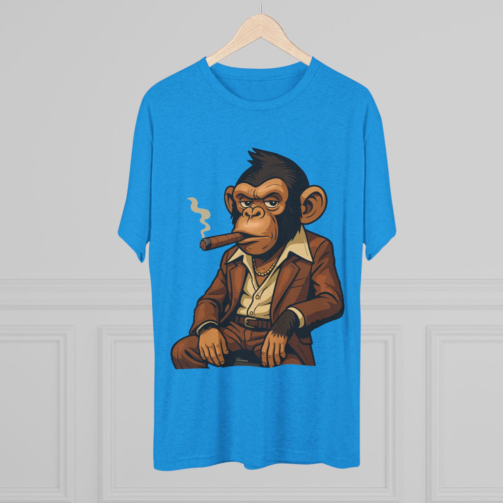 Cigar-Smoking Mafia Monkey Tee