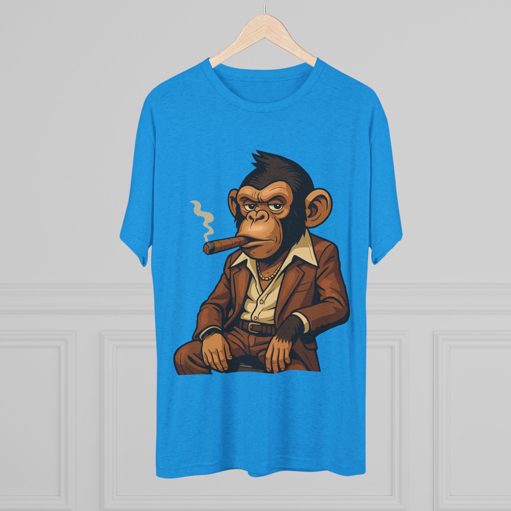 Cigar-Smoking Mafia Monkey Tee