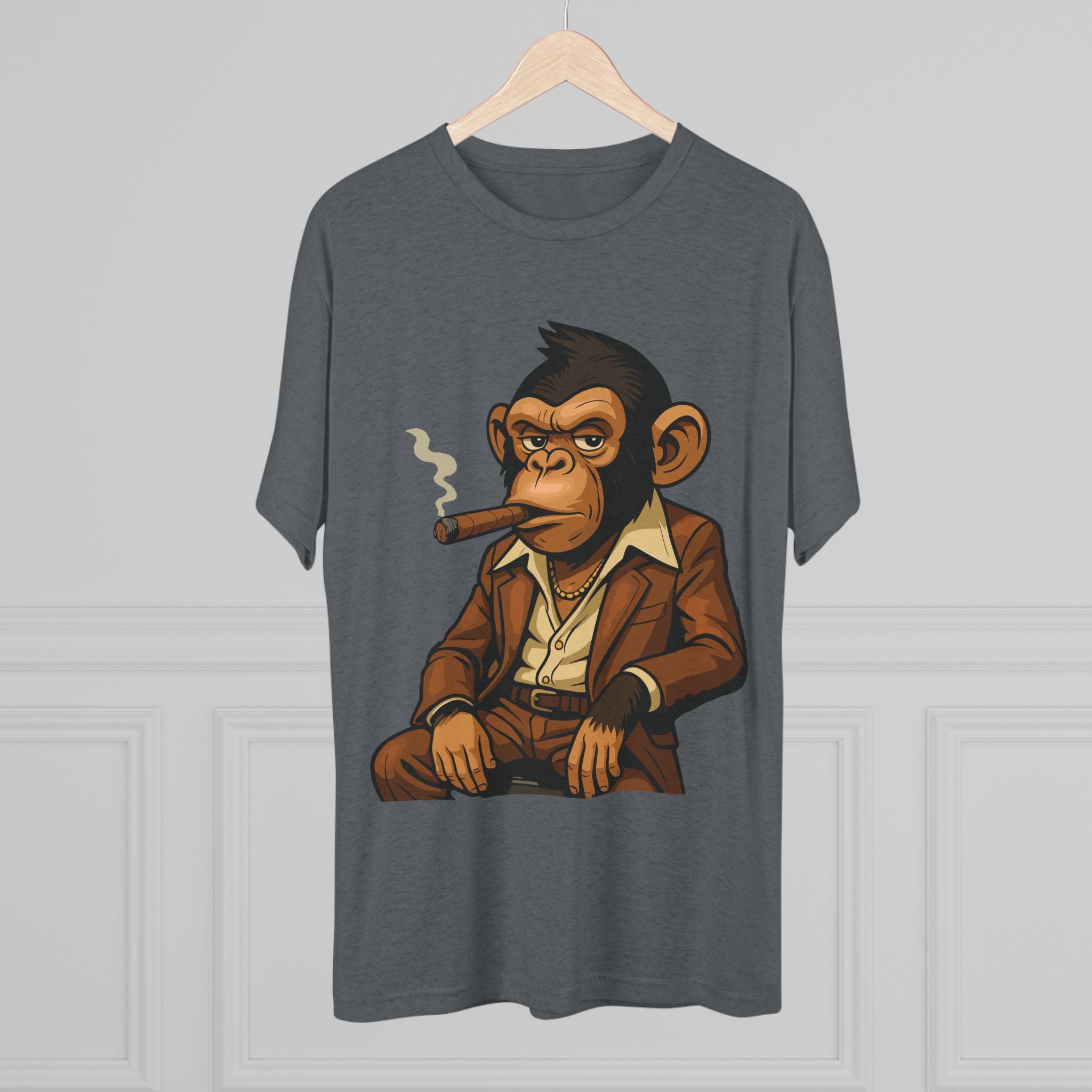 Cigar-Smoking Mafia Monkey Tee