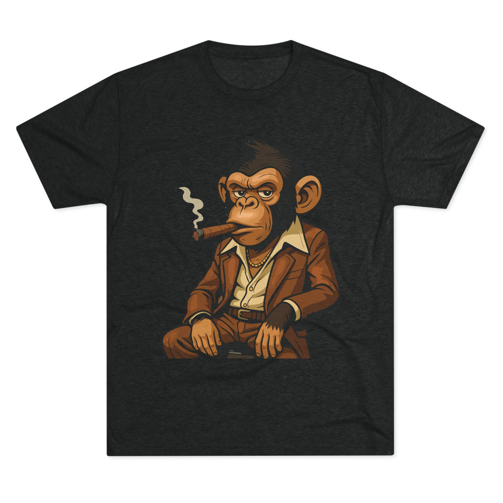 Cigar-Smoking Mafia Monkey Tee