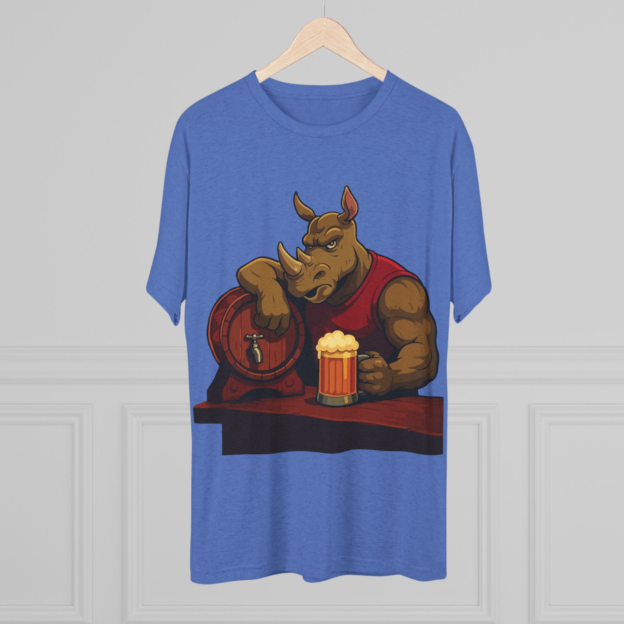 Rhino at the Bar T‑Shirt — Beer Lover Graphic Tee