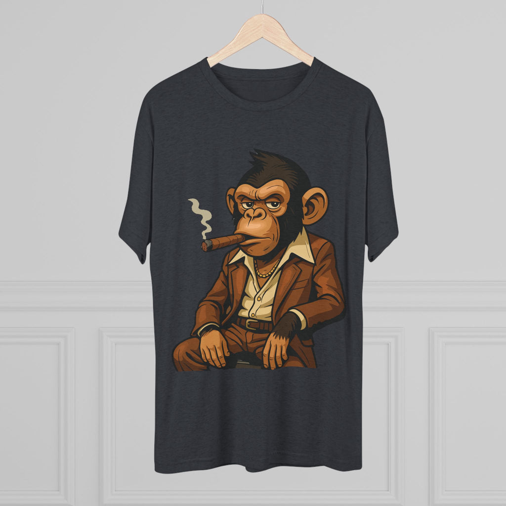 Cigar-Smoking Mafia Monkey Tee