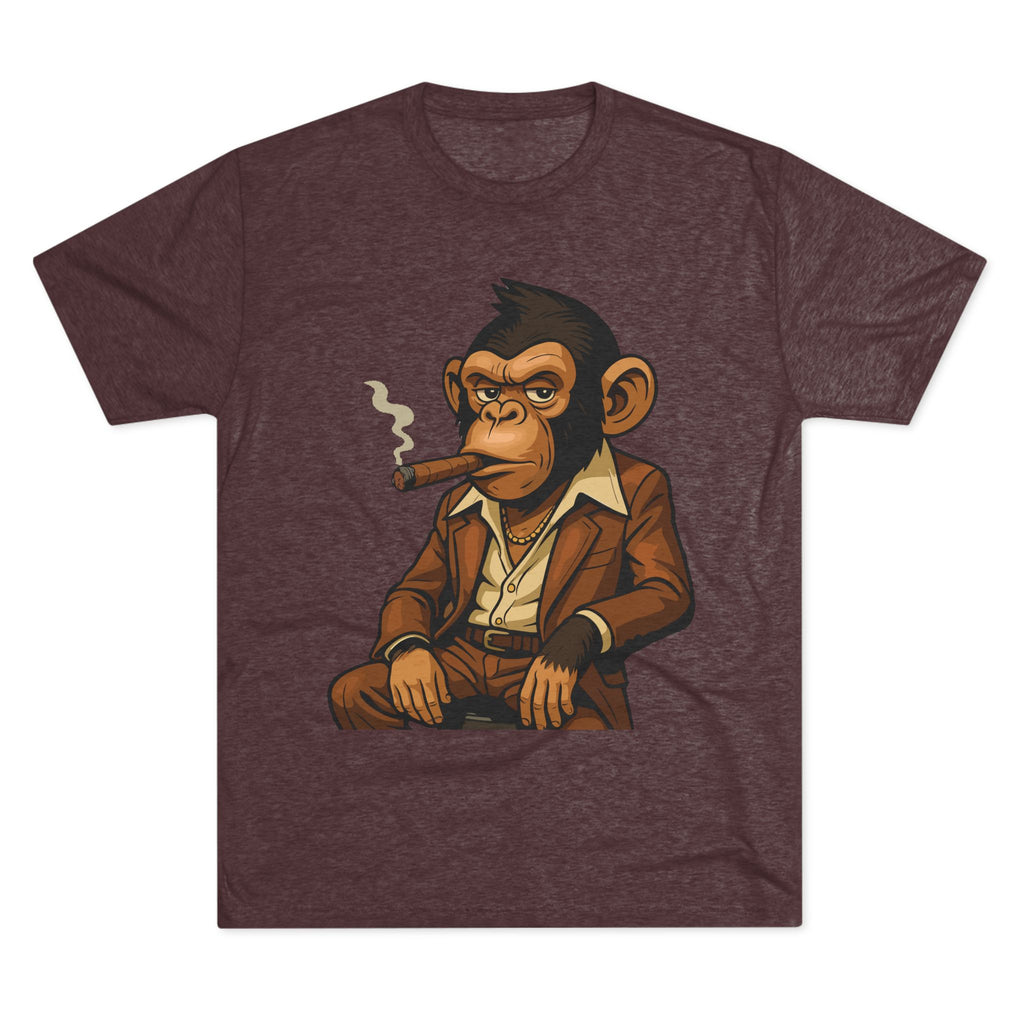 Cigar-Smoking Mafia Monkey Tee