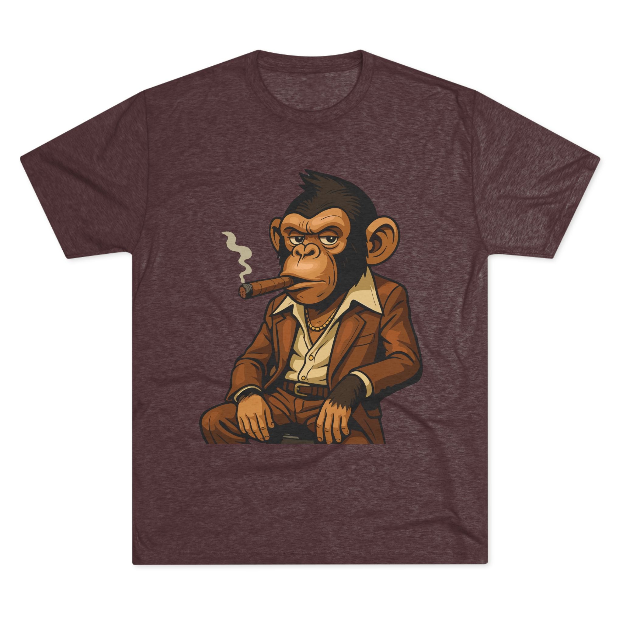Cigar-Smoking Mafia Monkey Tee