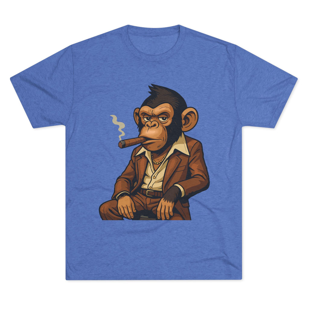 Cigar-Smoking Mafia Monkey Tee