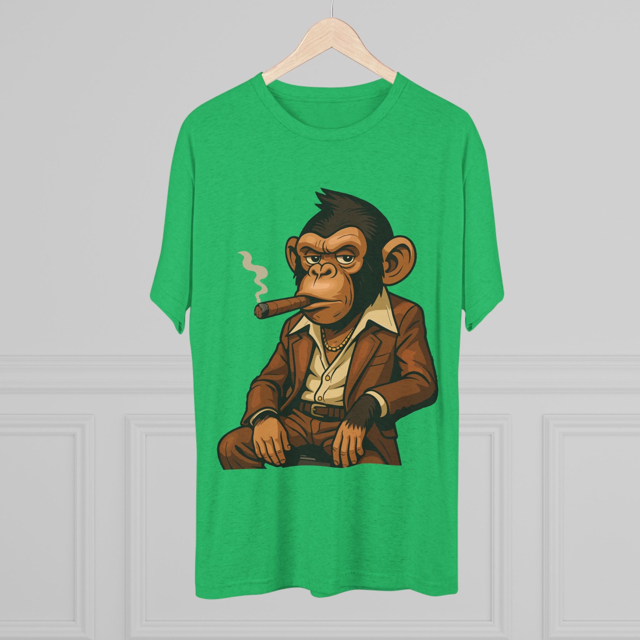 Cigar-Smoking Mafia Monkey Tee