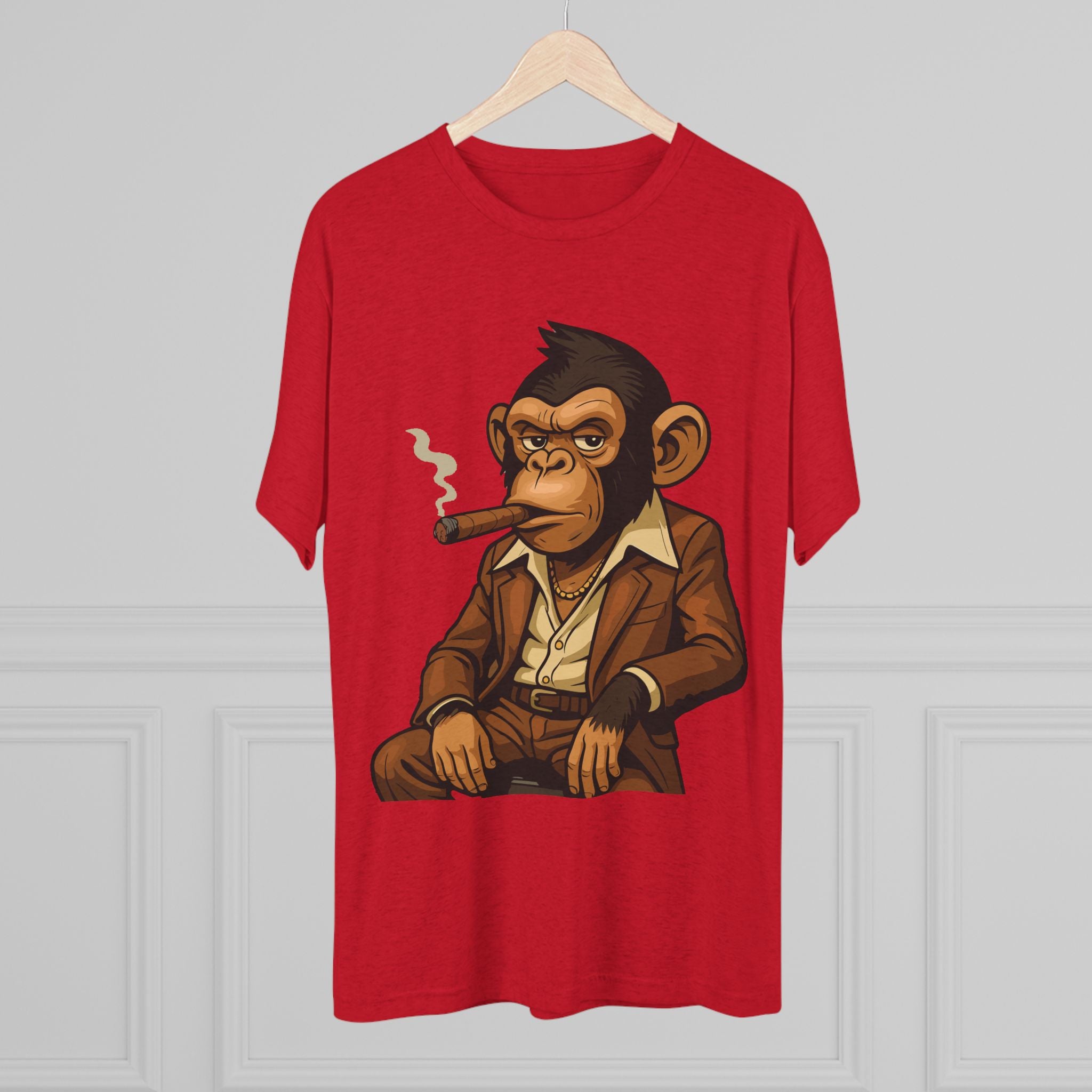 Cigar-Smoking Mafia Monkey Tee