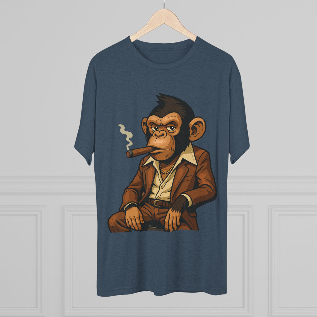 Cigar-Smoking Mafia Monkey Tee