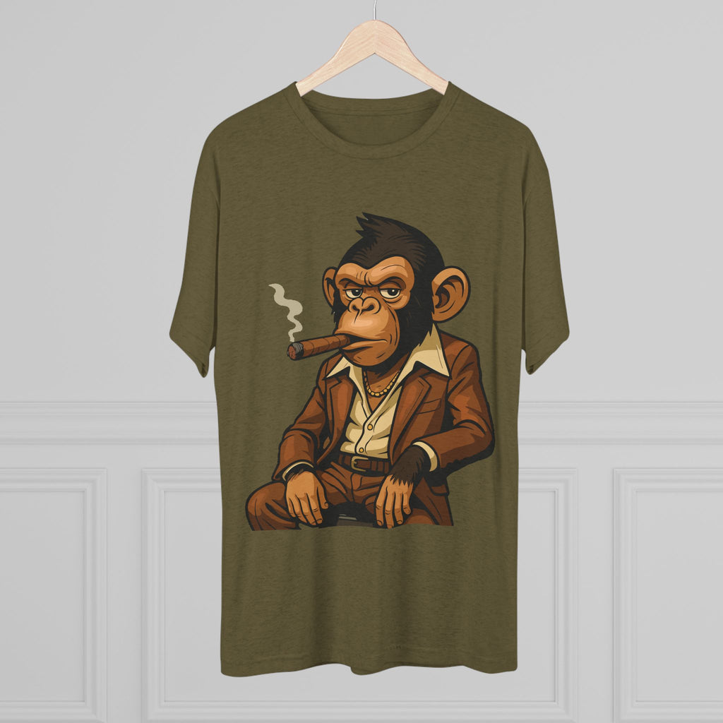 Cigar-Smoking Mafia Monkey Tee