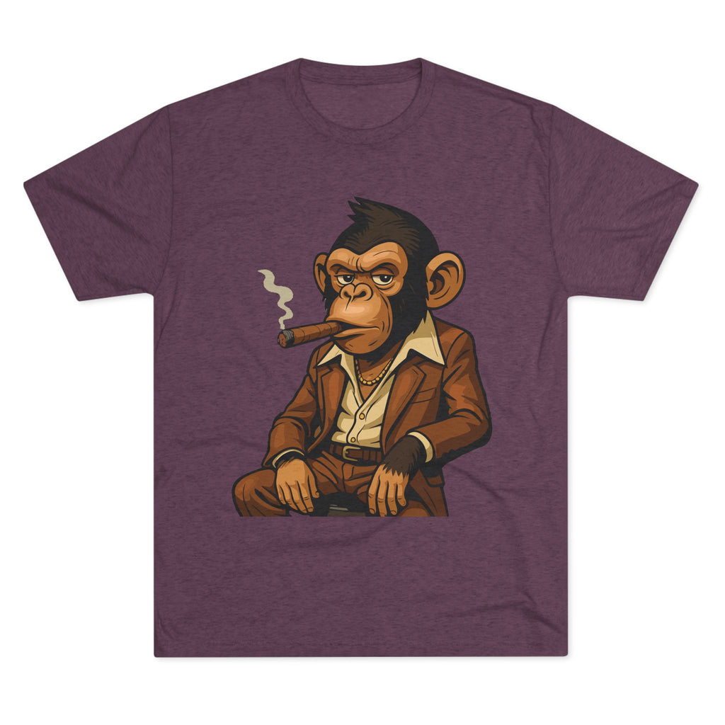 Cigar-Smoking Mafia Monkey Tee