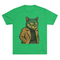 Grumpy Detective Cat Tee — Retro Noir Cat Graphic Shirt