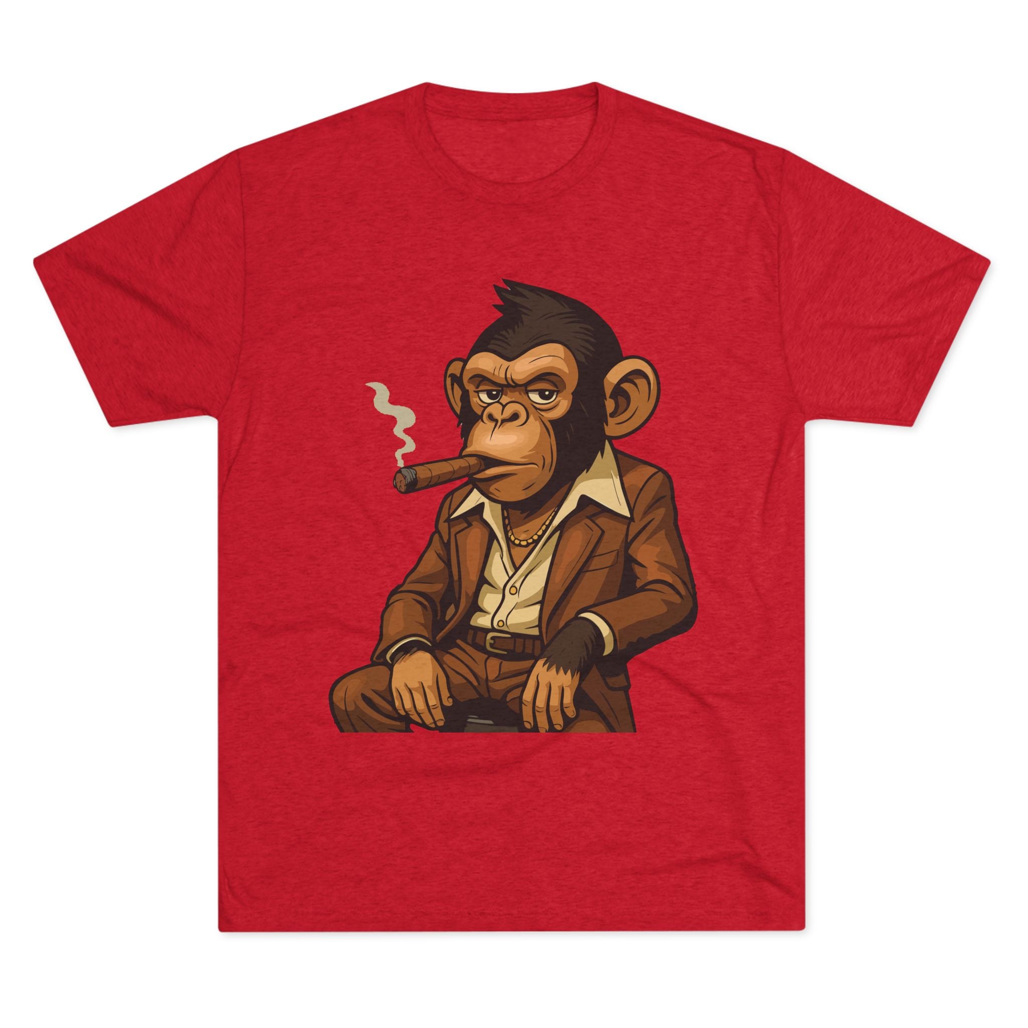 Cigar-Smoking Mafia Monkey Tee