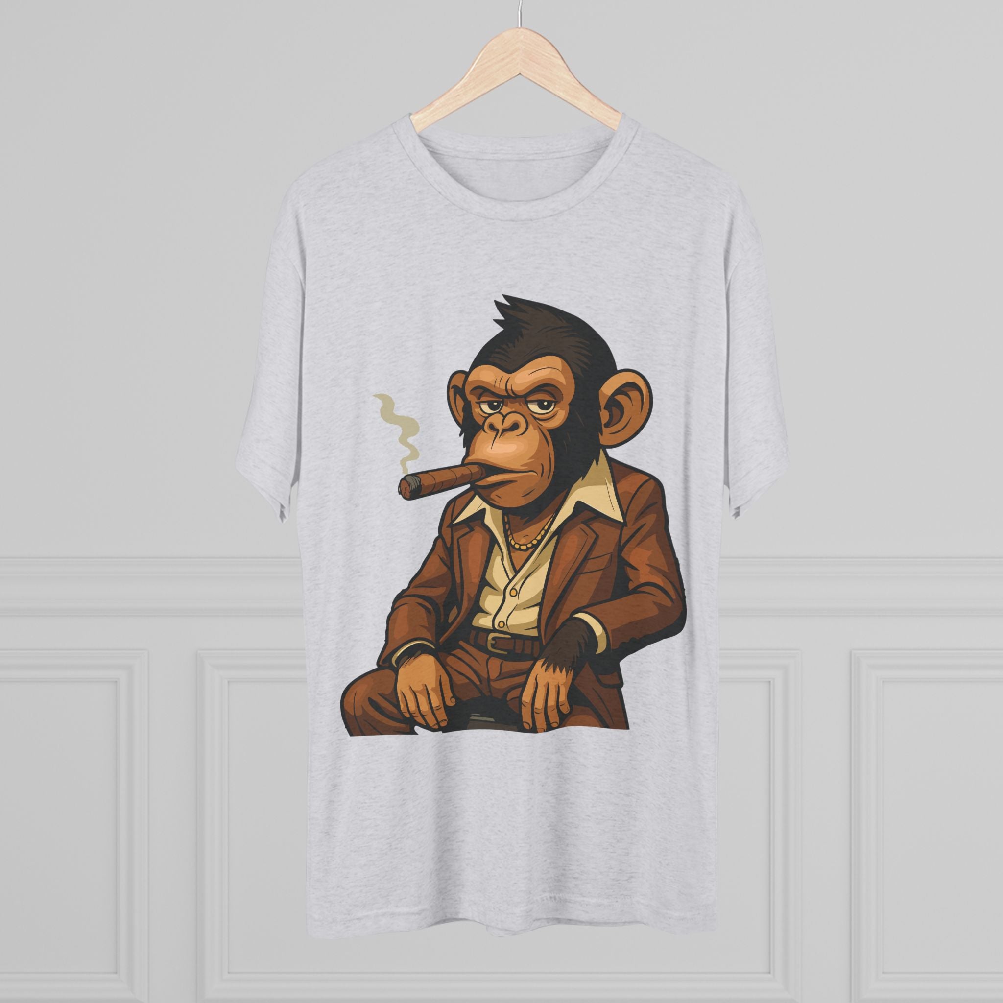 Cigar-Smoking Mafia Monkey Tee