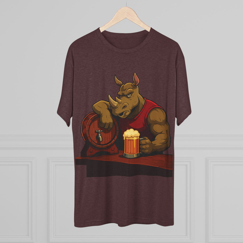 Rhino at the Bar T‑Shirt — Beer Lover Graphic Tee