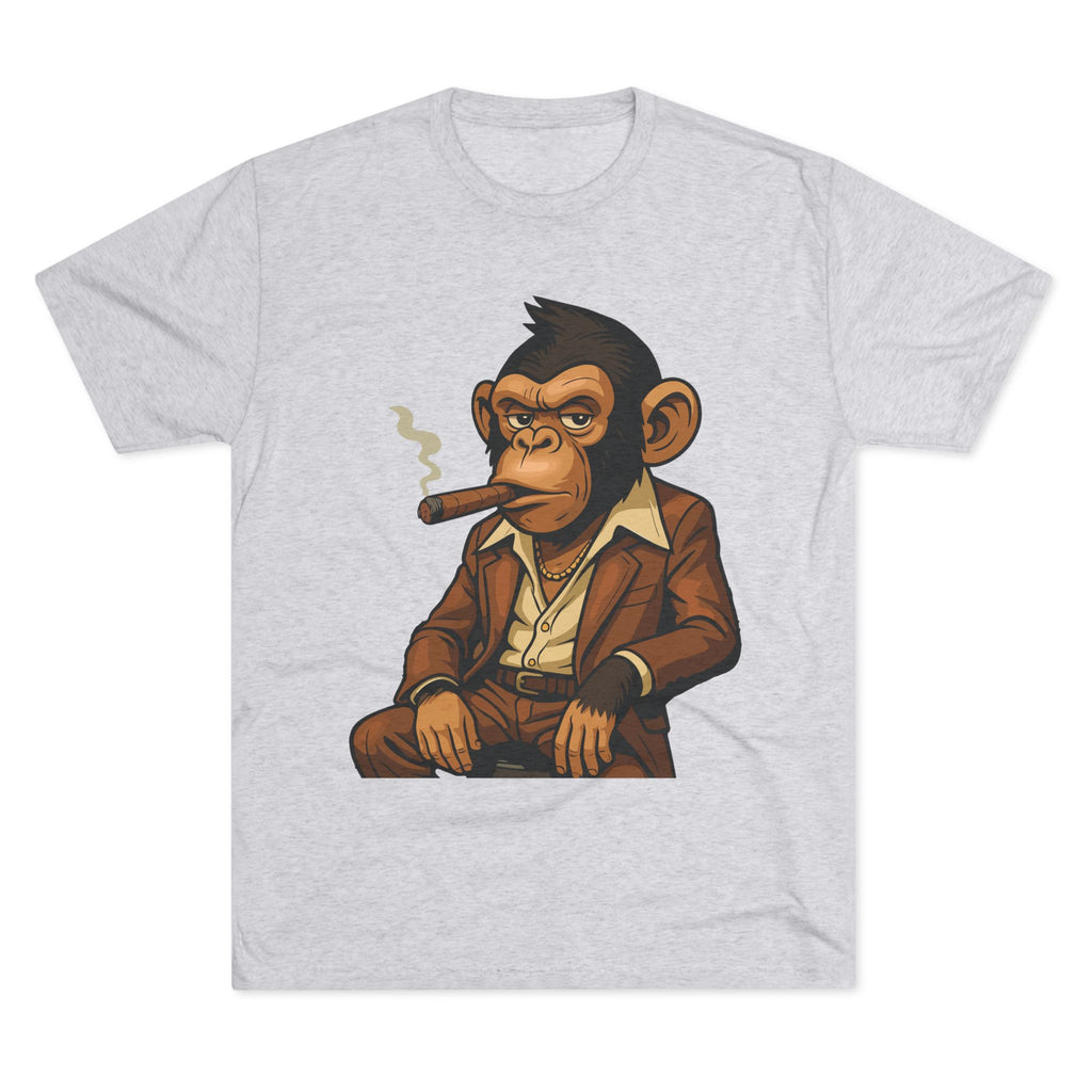 Cigar-Smoking Mafia Monkey Tee