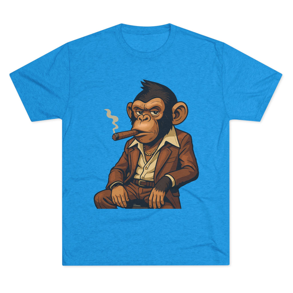 Cigar-Smoking Mafia Monkey Tee