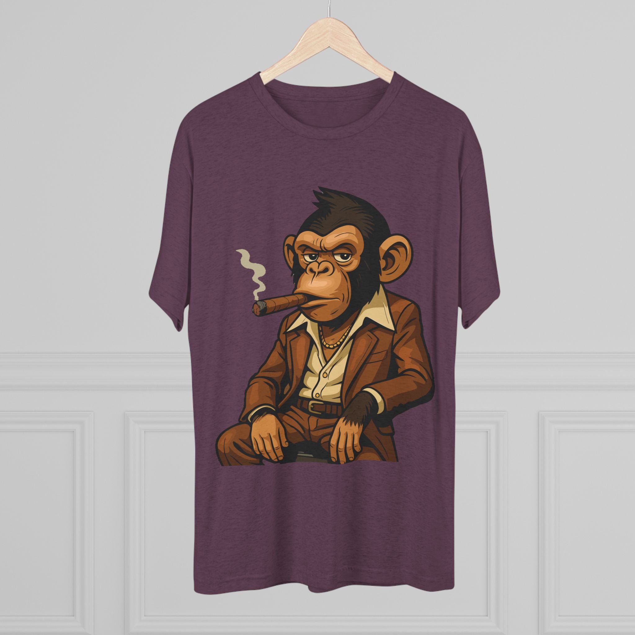 Cigar-Smoking Mafia Monkey Tee