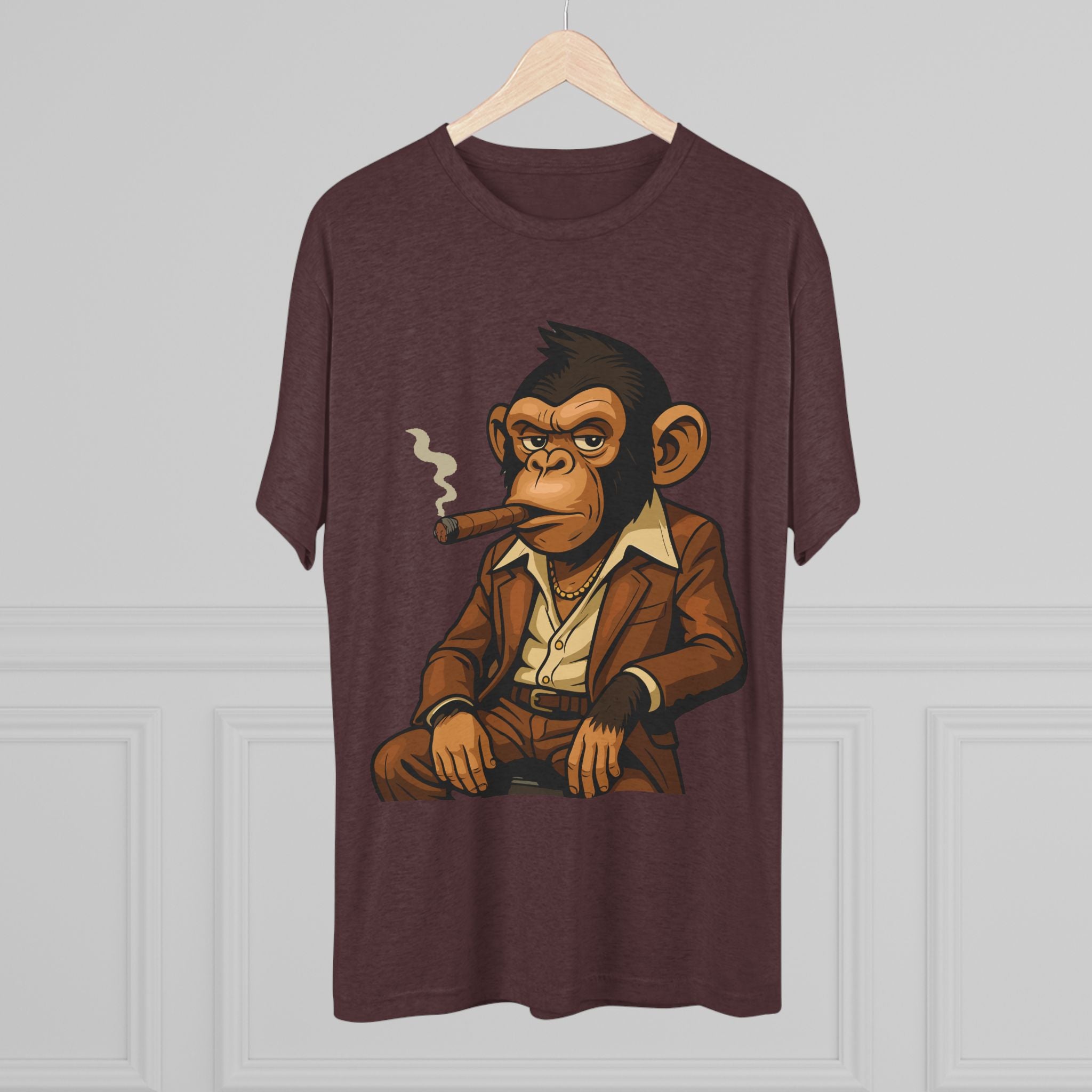 Cigar-Smoking Mafia Monkey Tee